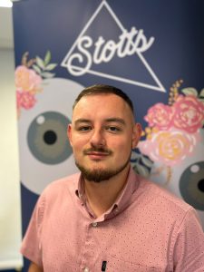 Eyewear stylist and dispensing optician at Stotts Opticians in Unsworth Bury Manchester